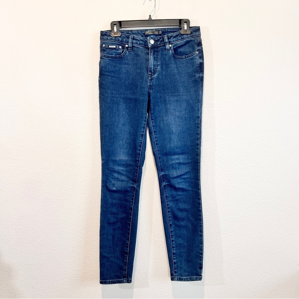prAna Sienna Jeans Women’s 4/27 Organic Cotton Stretch Skinny Denim Blue